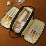 Portable Makeup Bag, Travel Cosmetic Bag, Back to School, Travel Accessories, Zipper Makeup Organizer Pouch, Versatile Storage Bag for Skincare, Lotion, Cream, Lip Balm, Eyeliners, Makeup Brushes, Stationery, Travel Bag, Makeup Tool Organizer