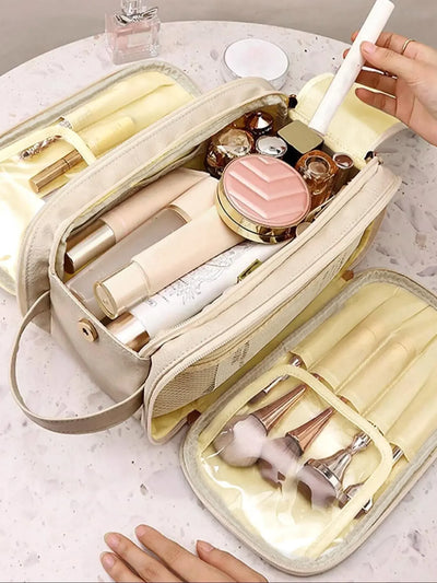 Lumora Beauty™ – Travel Makeup Bag & Cosmetic Organizer