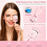 Lumora Beauty™ – Heated Electric Eyelash Curler