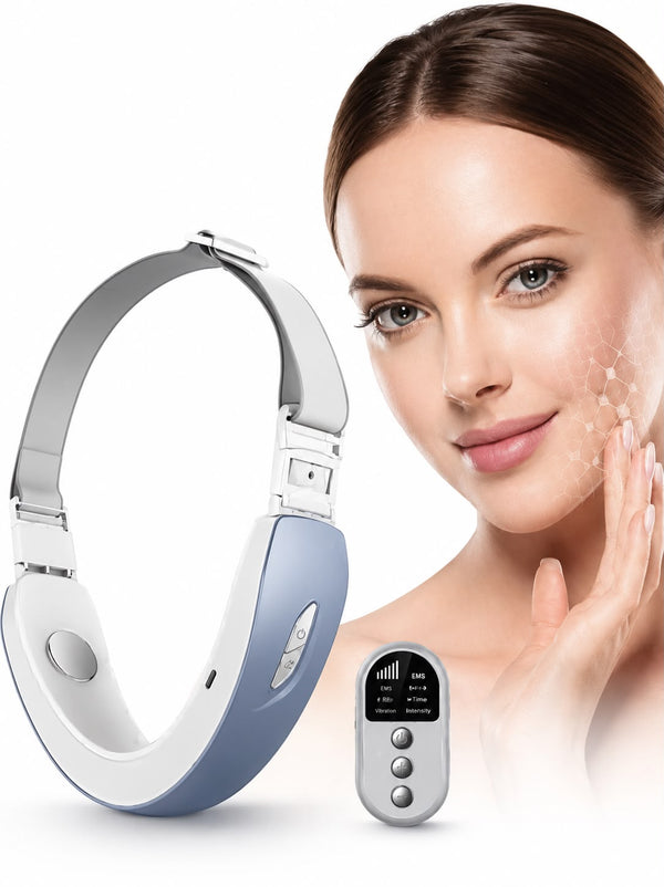 Lumora Beauty™ EMS Gesichtsformer – V-Face mit Licht-Therapie & Fernbedienung