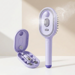 Lumora Beauty Electric Scalp Spa Comb (Purple) - water spray reservoir feature