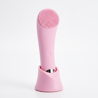Lumora Beauty™ Elektrische Gesichtsreinigungsbürste (Rosa) – 100% Wasserdicht