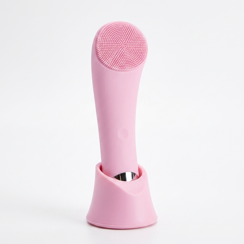 Lumora Beauty™ Elektrische Gesichtsreinigungsbürste (Rosa) – 100% Wasserdicht